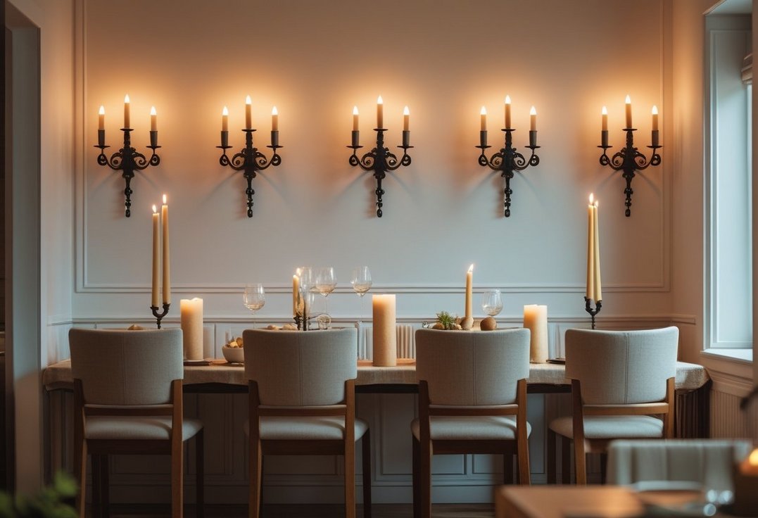 Sådan skaber du en hyggelig atmosfære med væglysestager og spisebordsstole med armlæn Sådan skaber du en hyggelig atmosfære med væglysestager og spisebordsstole med armlæn